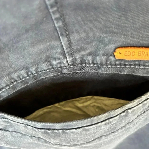 EDC Brand Size 32 Men’s Slim Fit Tactical Pants Trousers Navy Blue - Picture 8 of 14